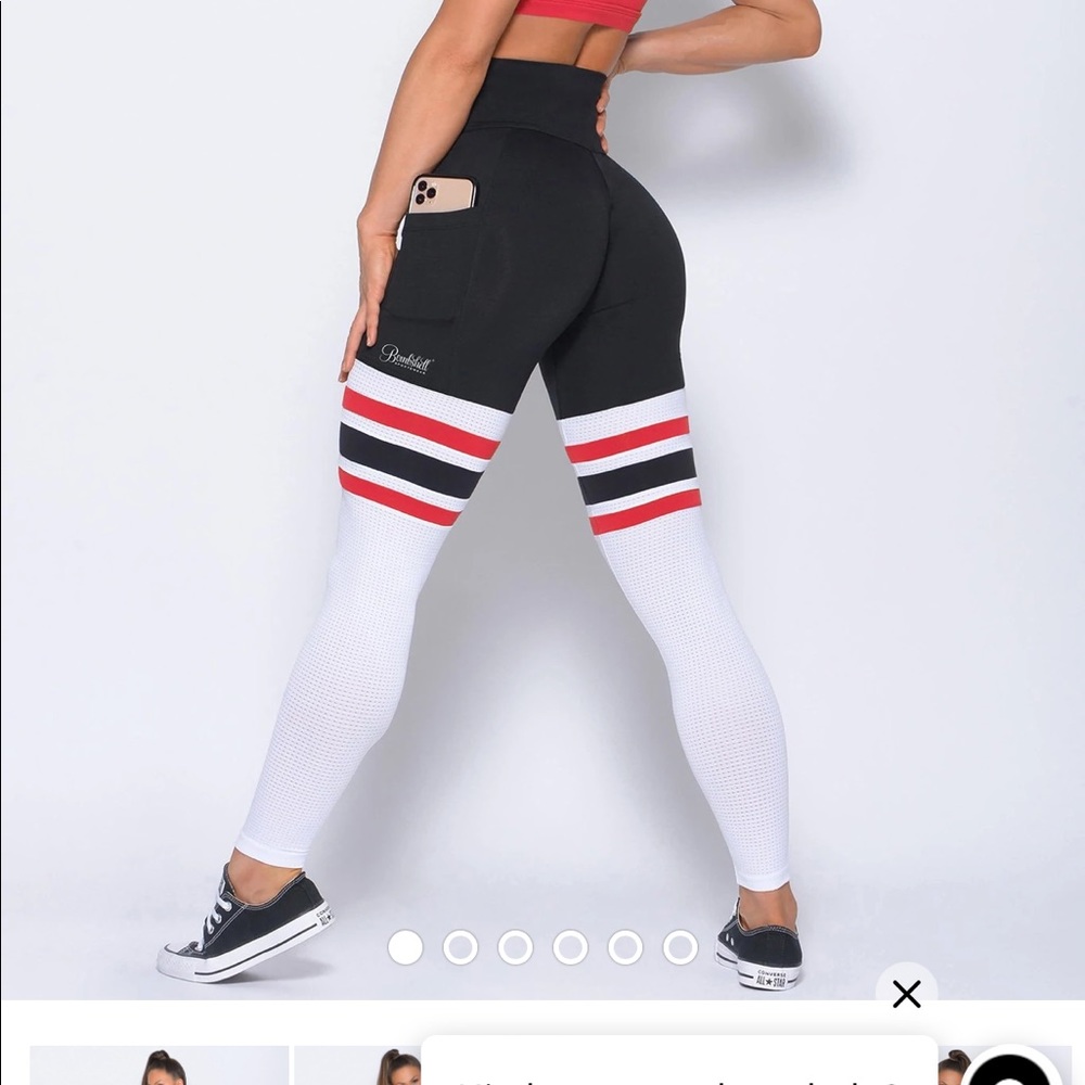 Bombshell leggings pocket thigh highs